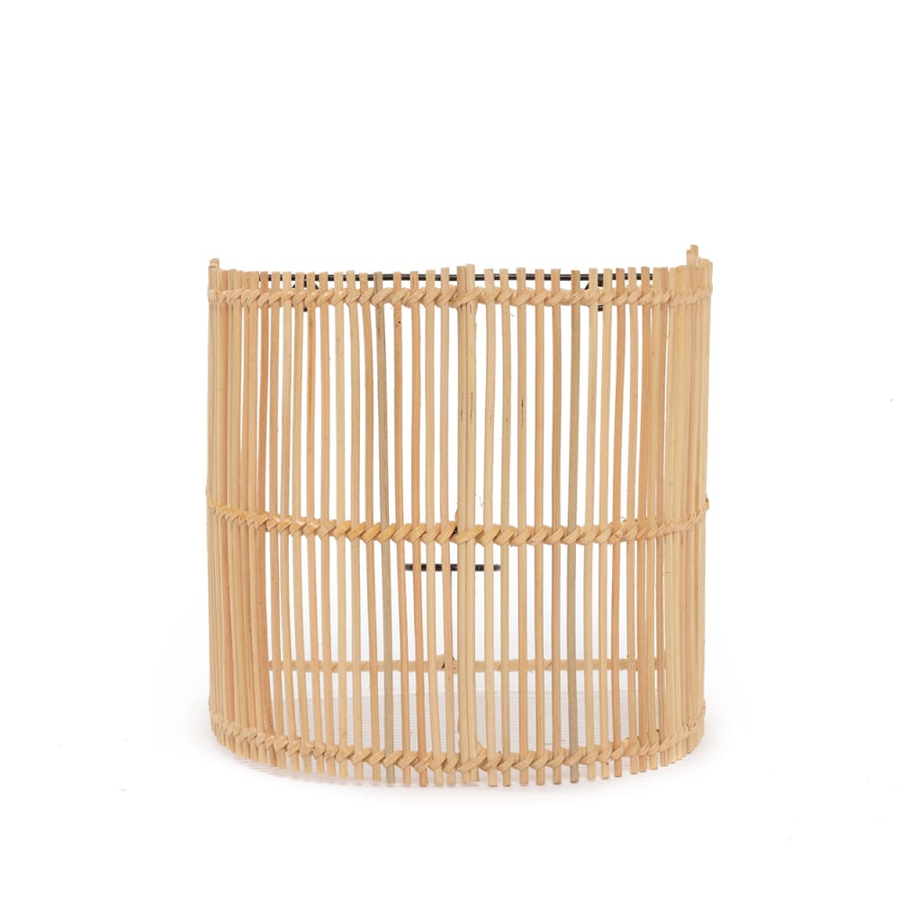 Applique in rattan marrone 20x20x25cm - Bazar Bizar
