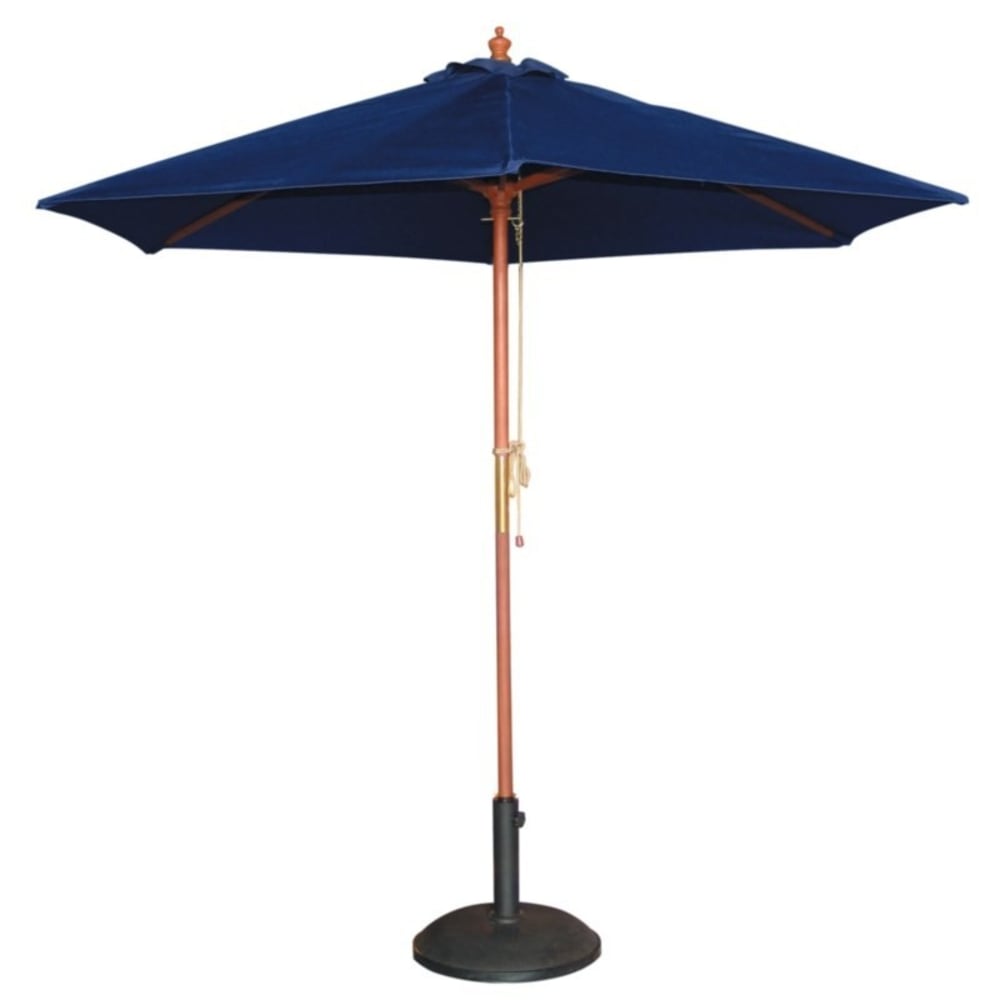 Parasol de terrasse professionnel bleu marine à poulie de ø3 m boler