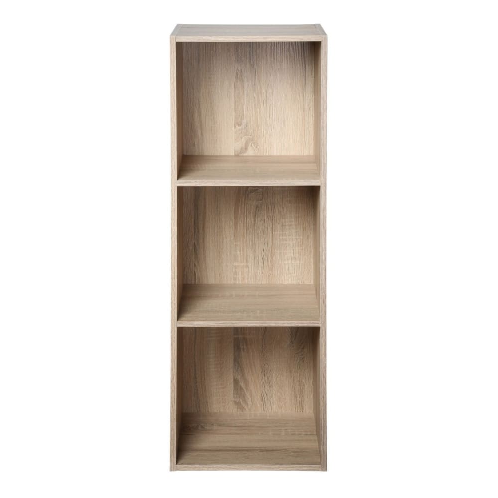 Etagère de rangement contemporaine 3 cases - bois clair Etagère de rangement contemporaine 3 cases - bois clair