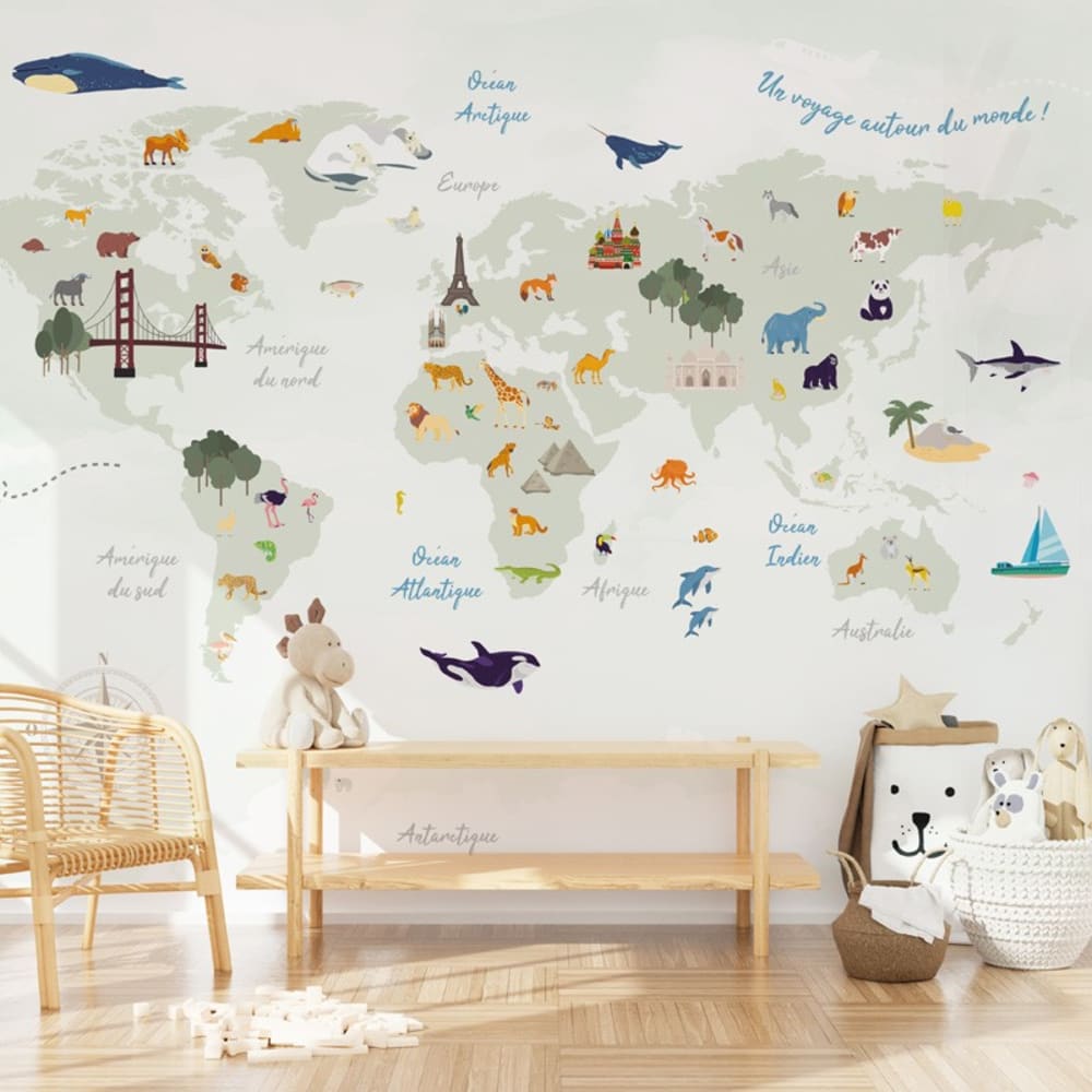 99Déco - Papier peint panoramique - 7 lés : 336x270cm - Vert - 99DECO