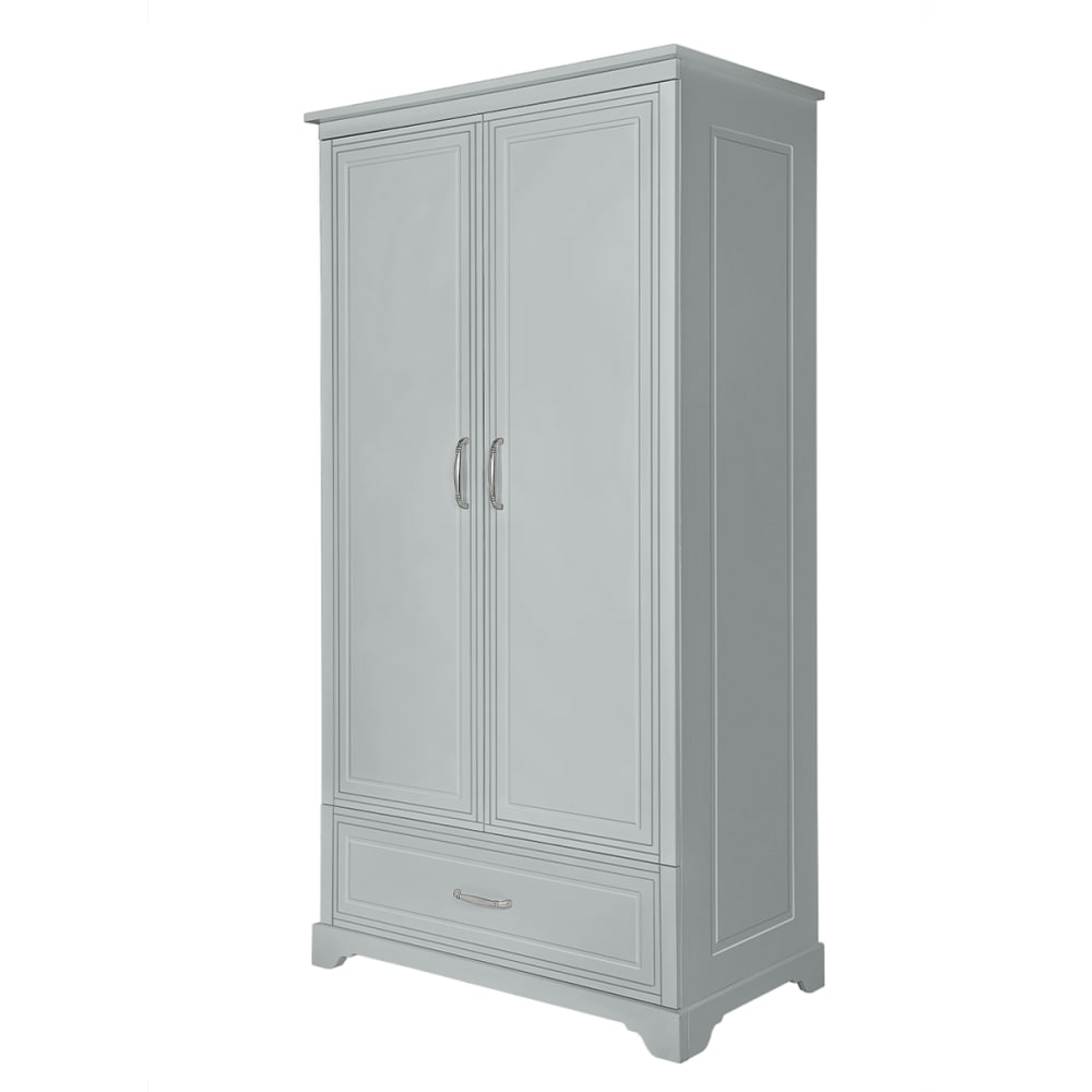 Armoire 2 portes 1 tiroir gris