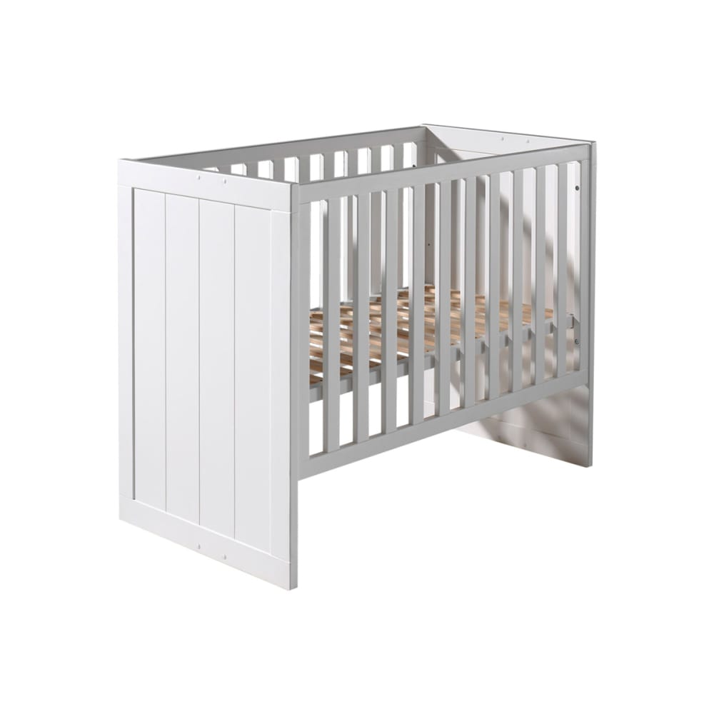 Lit bébé 60x120 sommier inclus blanc