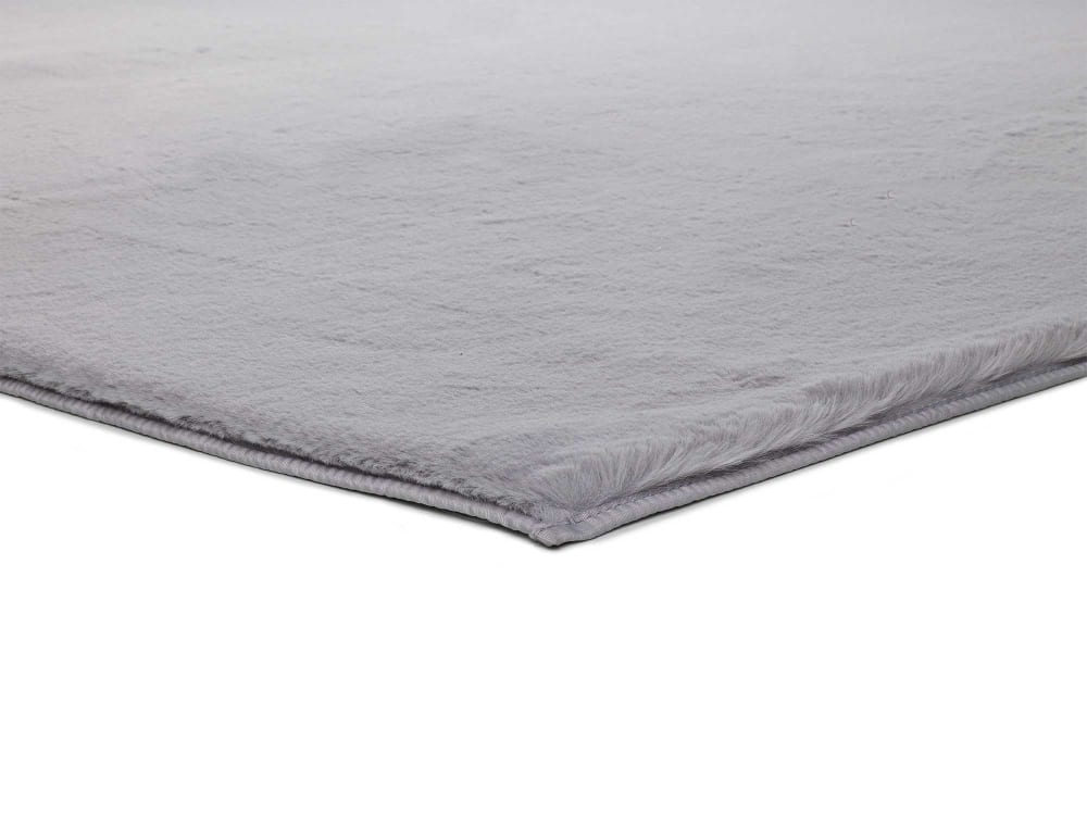 Tapis lavable shaggy gris 160x230 cm — vue 4