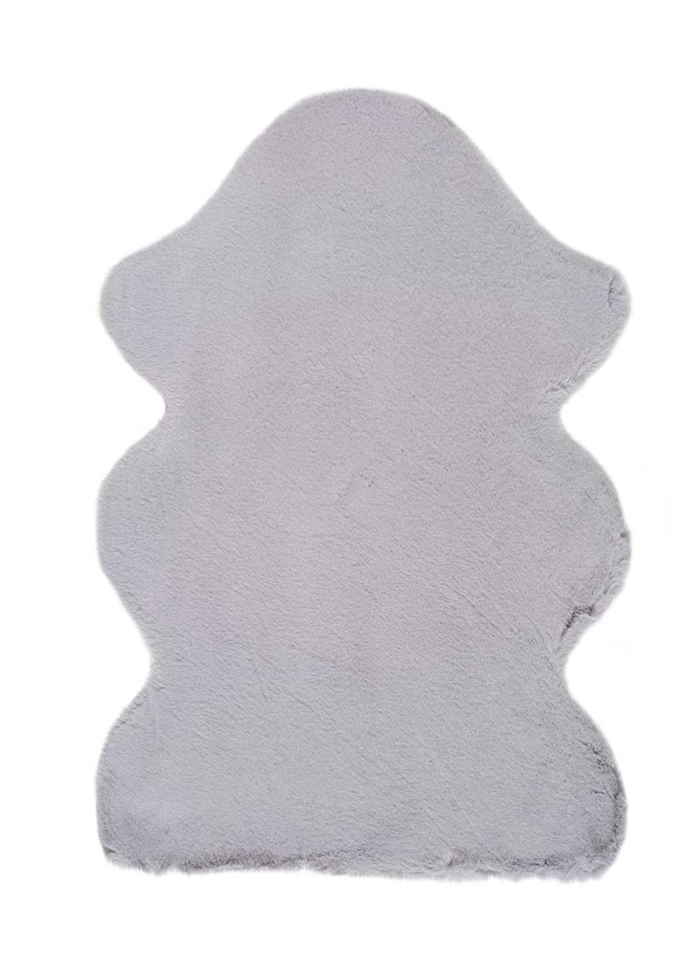 Schlafzimmerteppich, Waschbar, silber, 60x90 cm - Maisons Du
