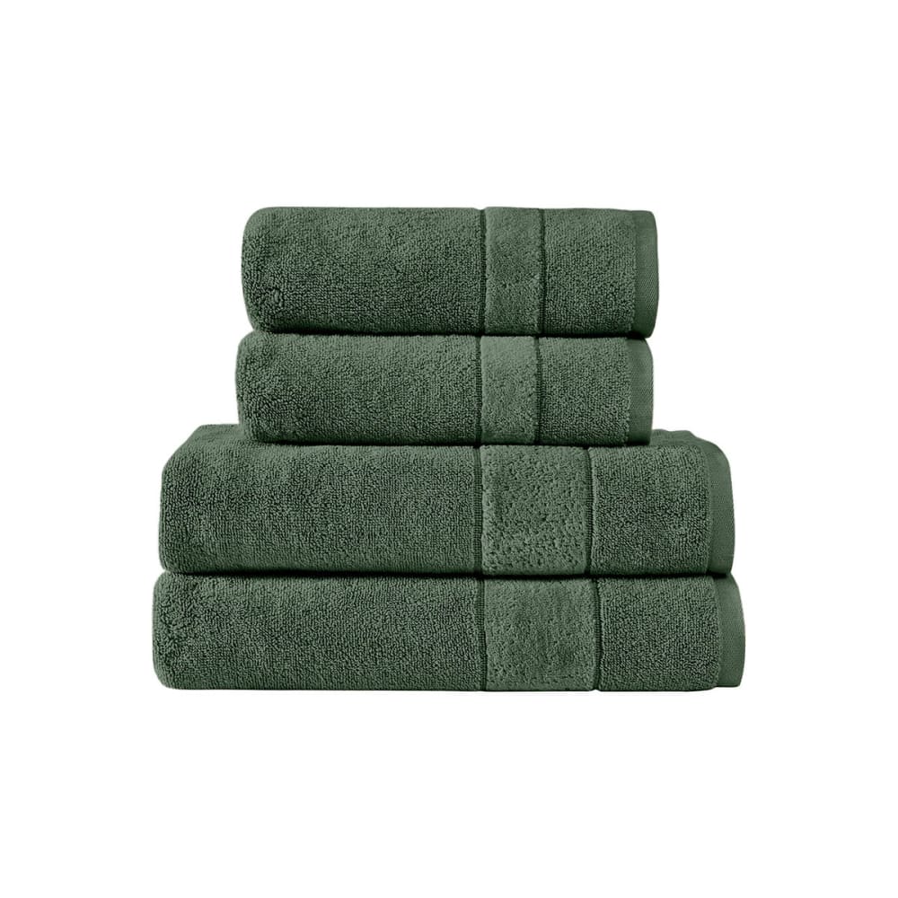 Ensemble de bain 4 pièces 650 g/m²  eucalyptus