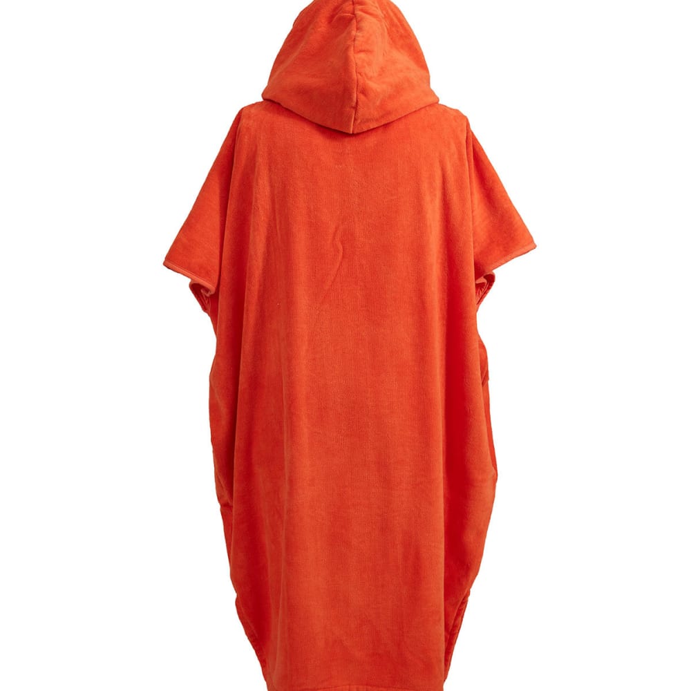 Poncho de plage adulte en coton velours Corail L/XL