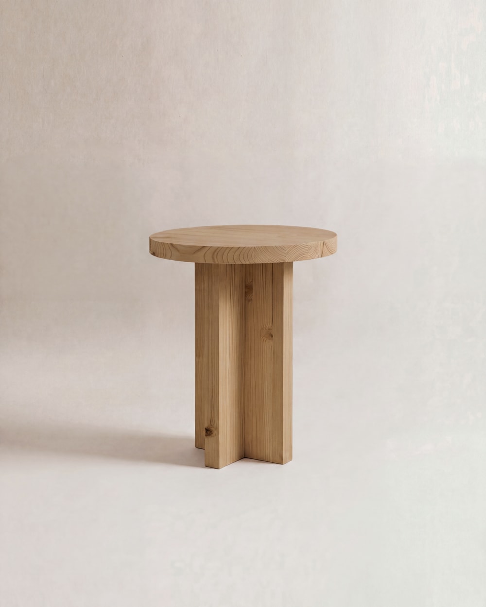 Decowood Nachttisch Aus Massivholz, 45x35cm style landhaus Braun