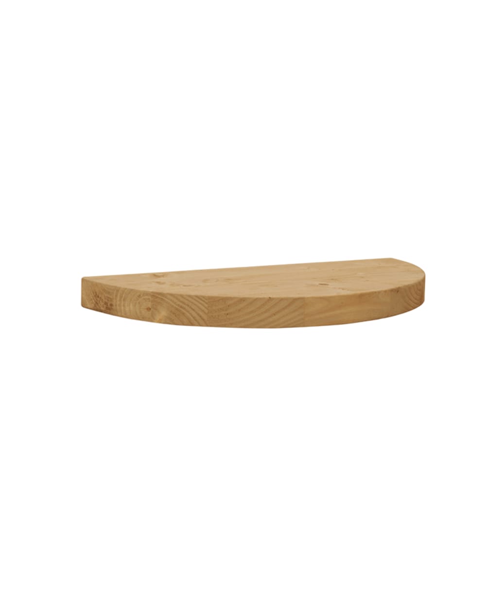 Mesita de noche de madera maciza flotante tono medio de 3,2x40cm