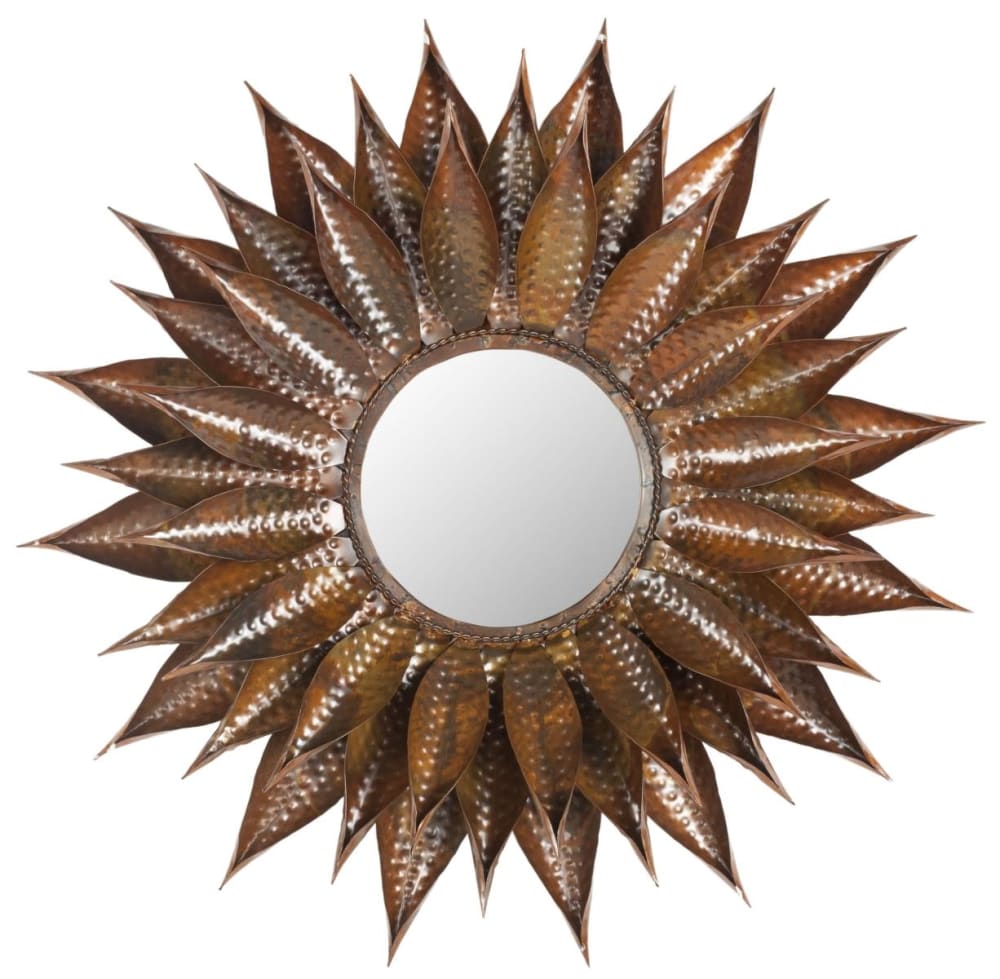 Miroir en fer/verre, cuivre