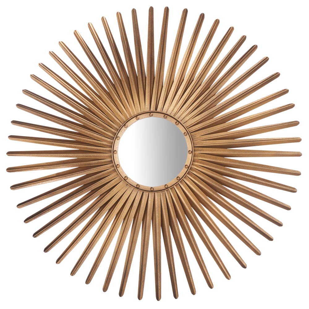 Safavieh Spiegel aus Eisen/Glas, Gold style modern Gold Stahl