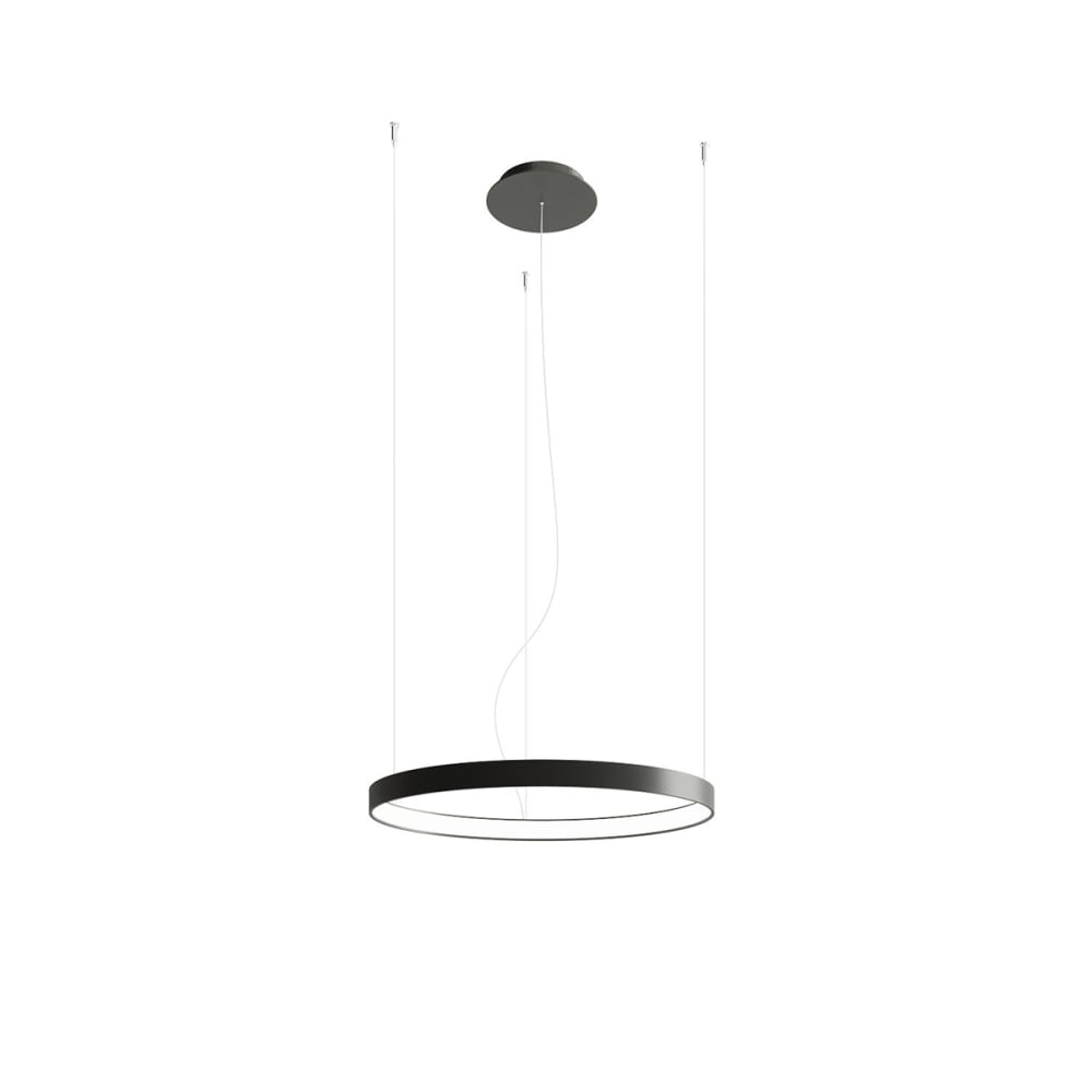 Thoro Lighting Hängelampe aus Stahl, Höhe 150 cm, schwarz style modern - Stahl