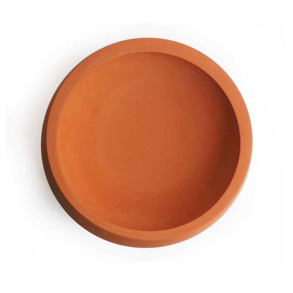 Videpoche en béton naturel teinté terracotta — vue 3