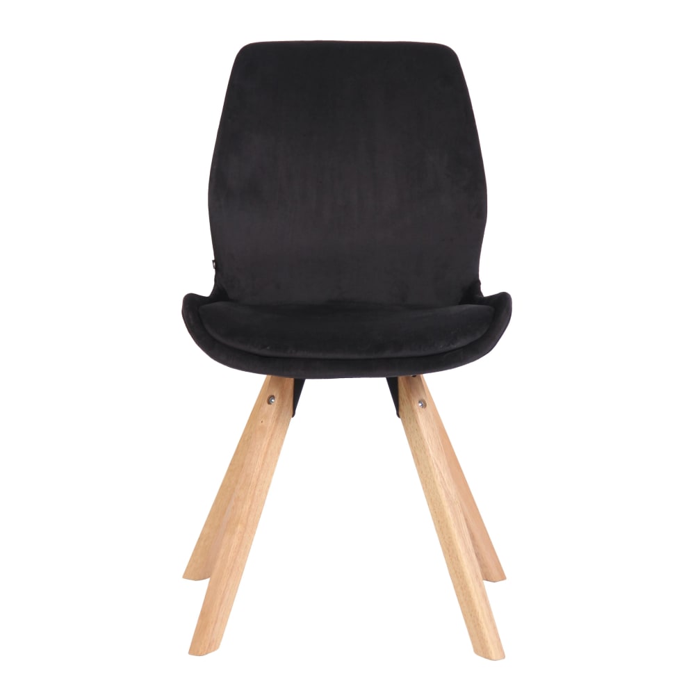 Sedia con seduta in Velluto Colore nero - CLP
