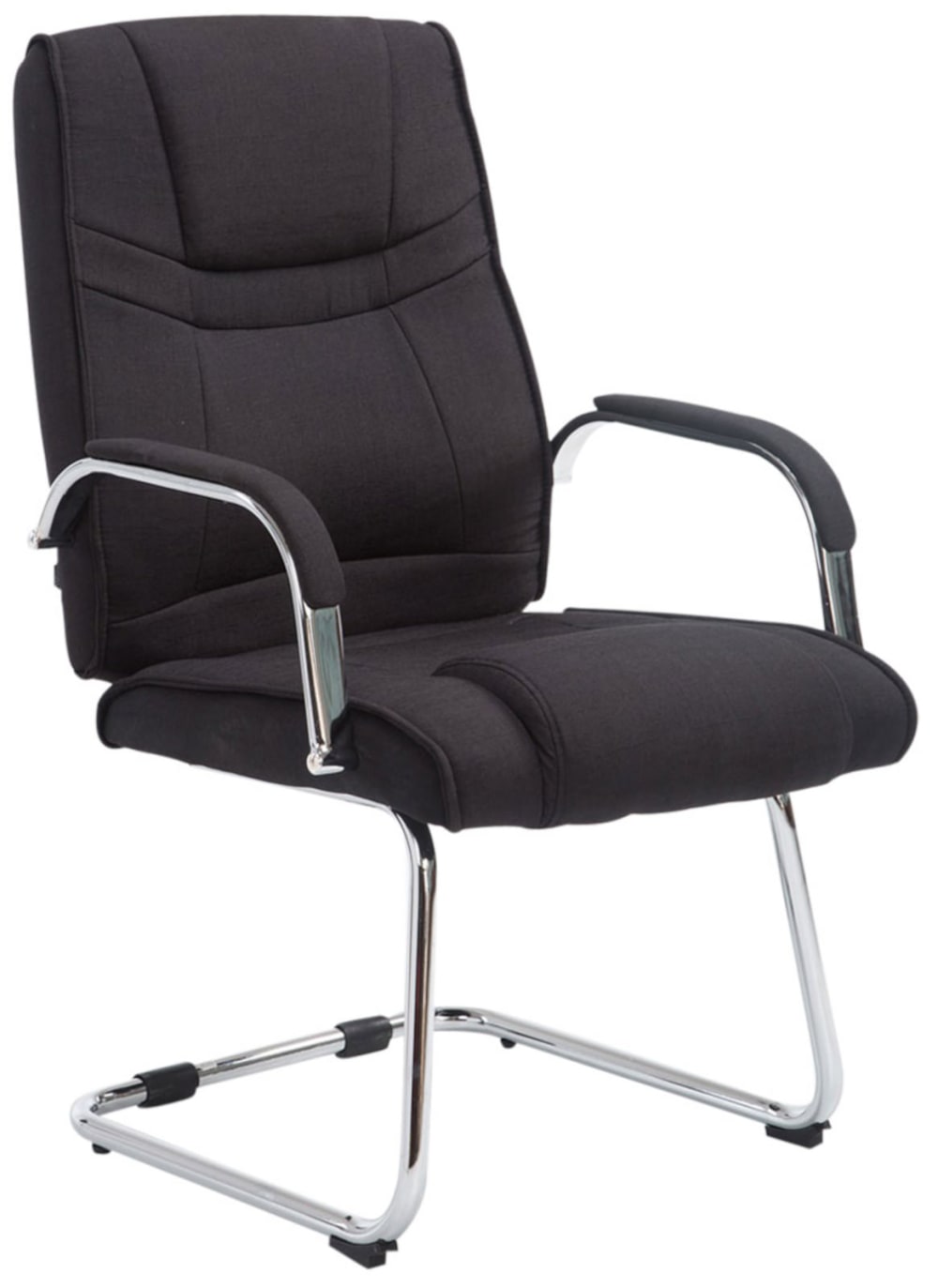 Set de 2 sillas basculantes con asiento en Tela Negro - Maisons du Monde