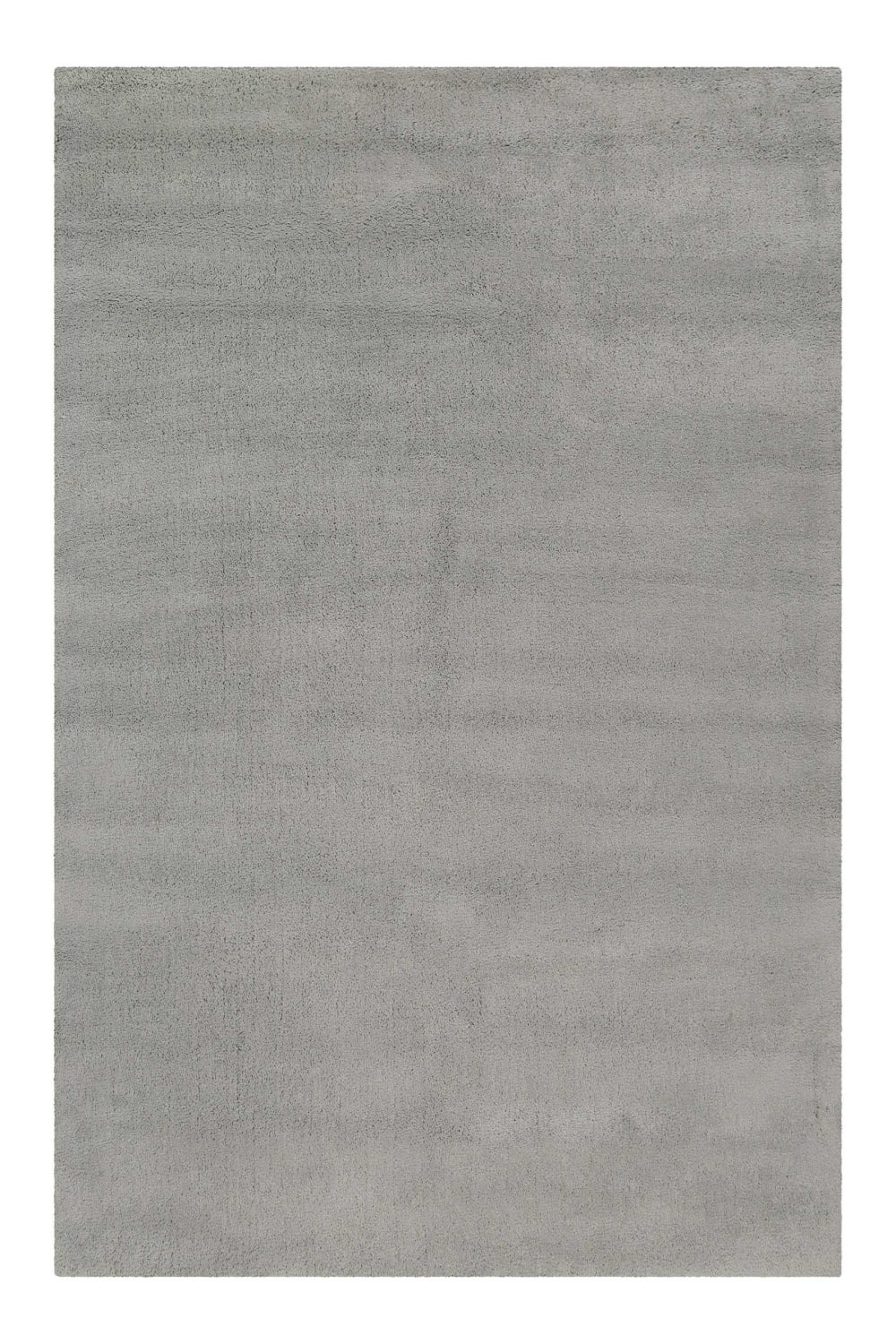 Tapis à poil court pure laine vierge gris clair 170x240