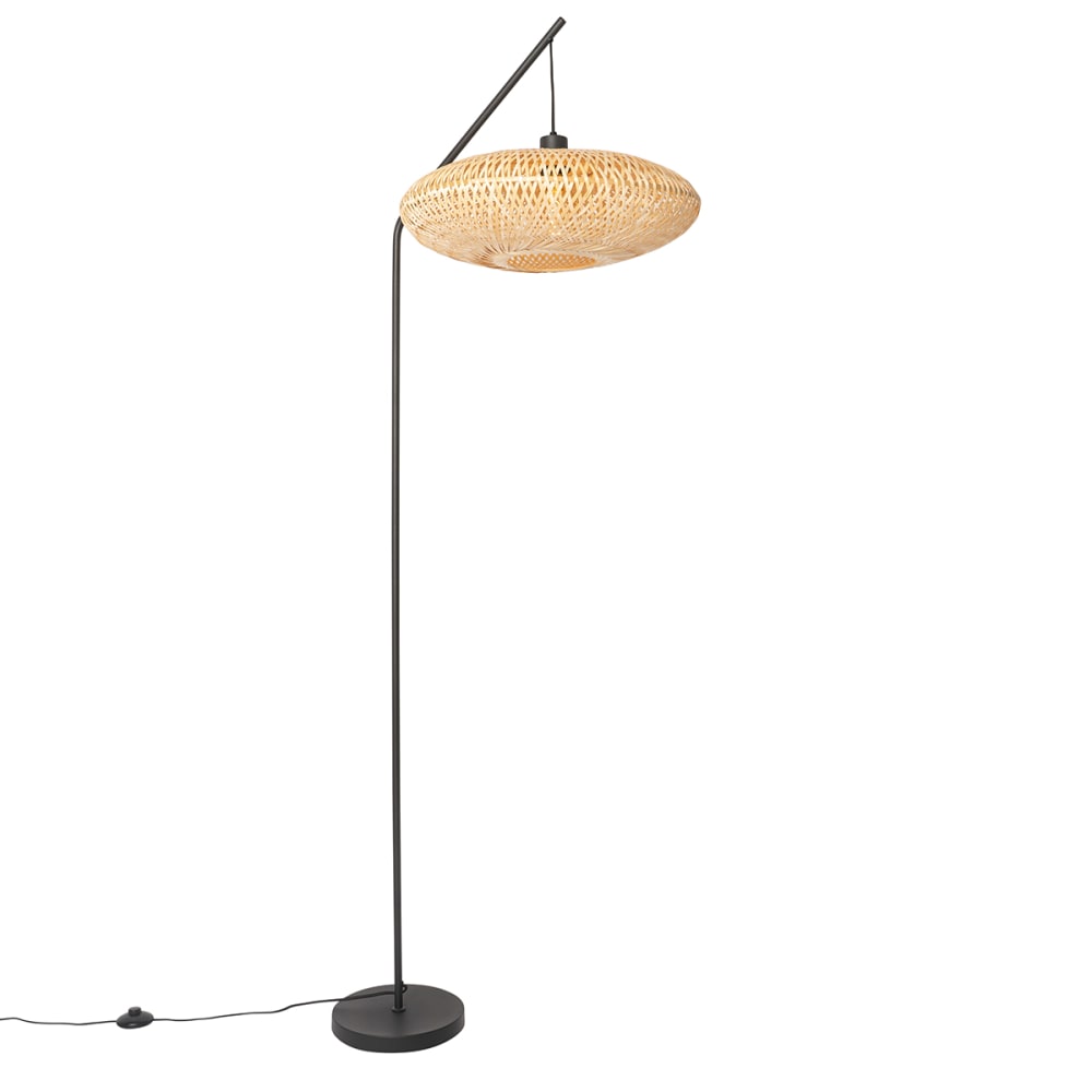 Lampadaire en bamboo naturel