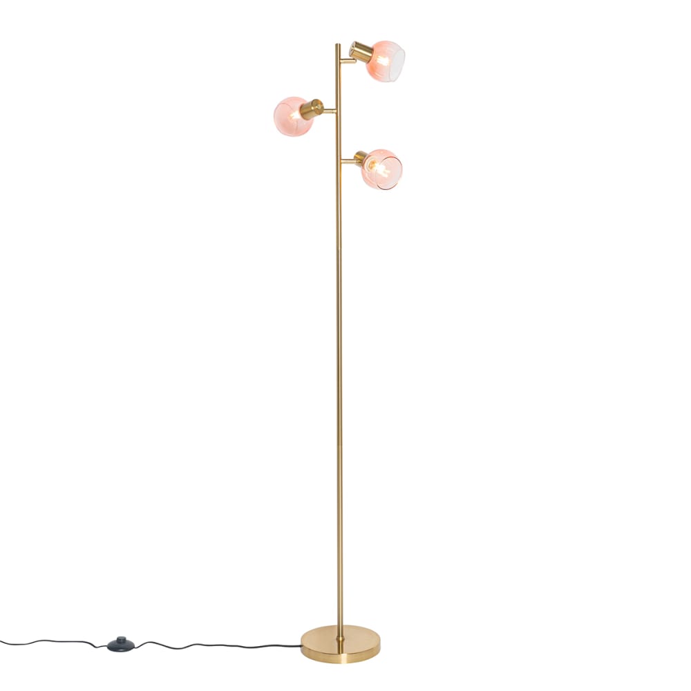 Lampadaire en acier rose — vue 3