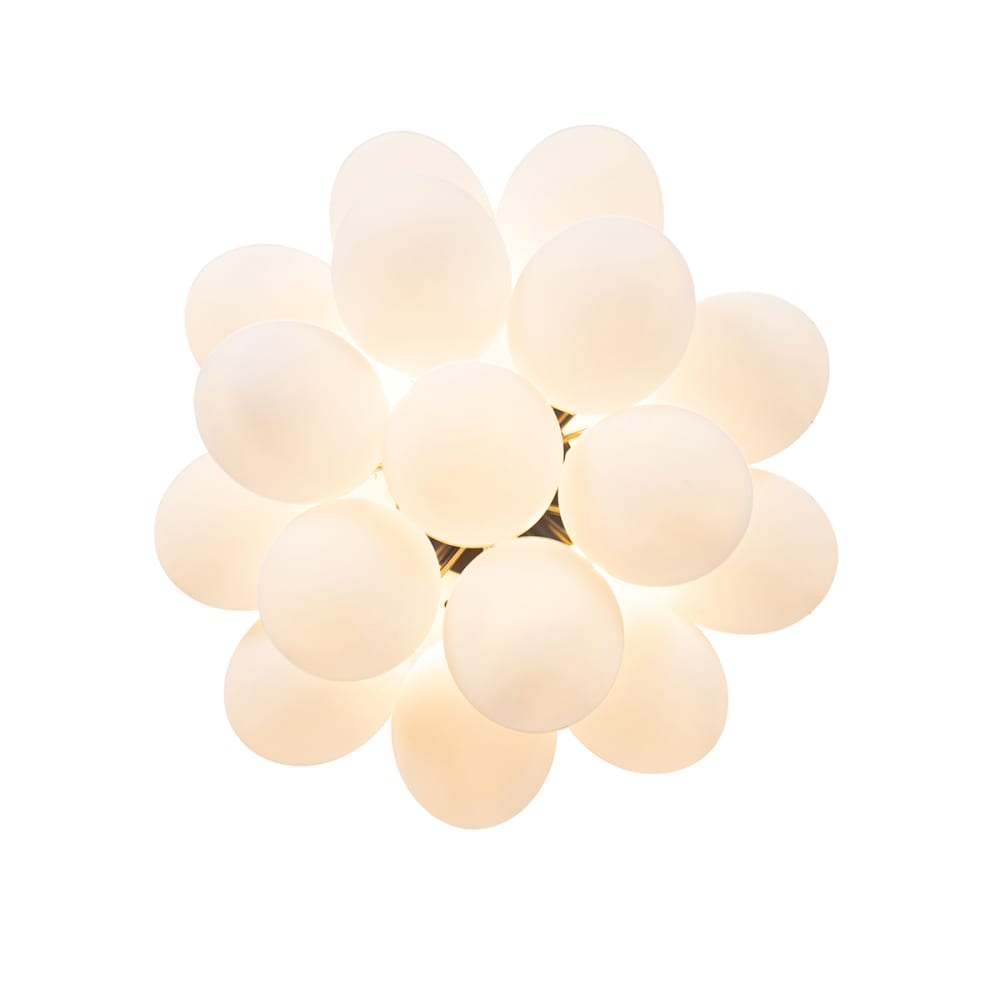 Plafonnier en verre blanc — vue 4