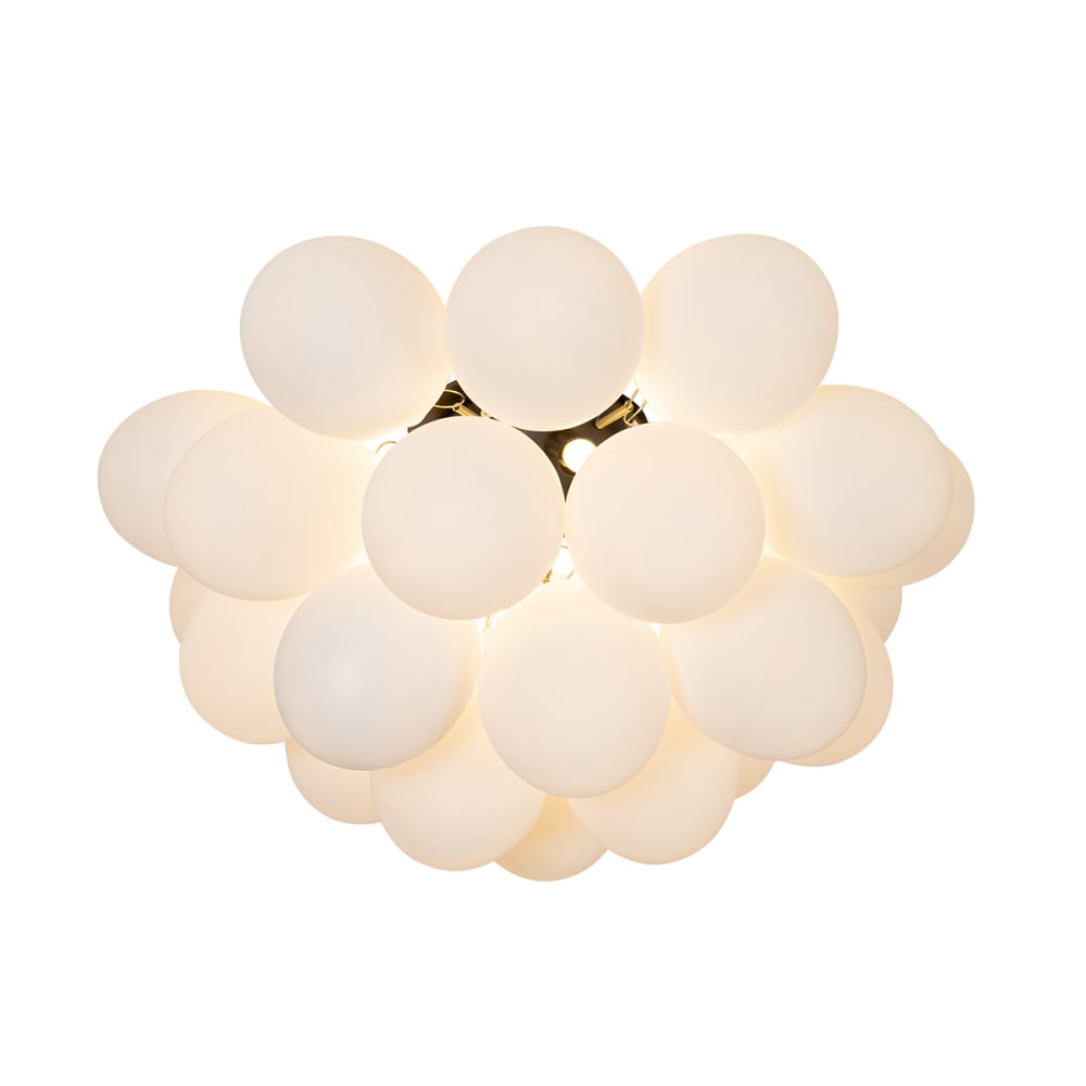 Plafonnier en verre blanc — vue 3