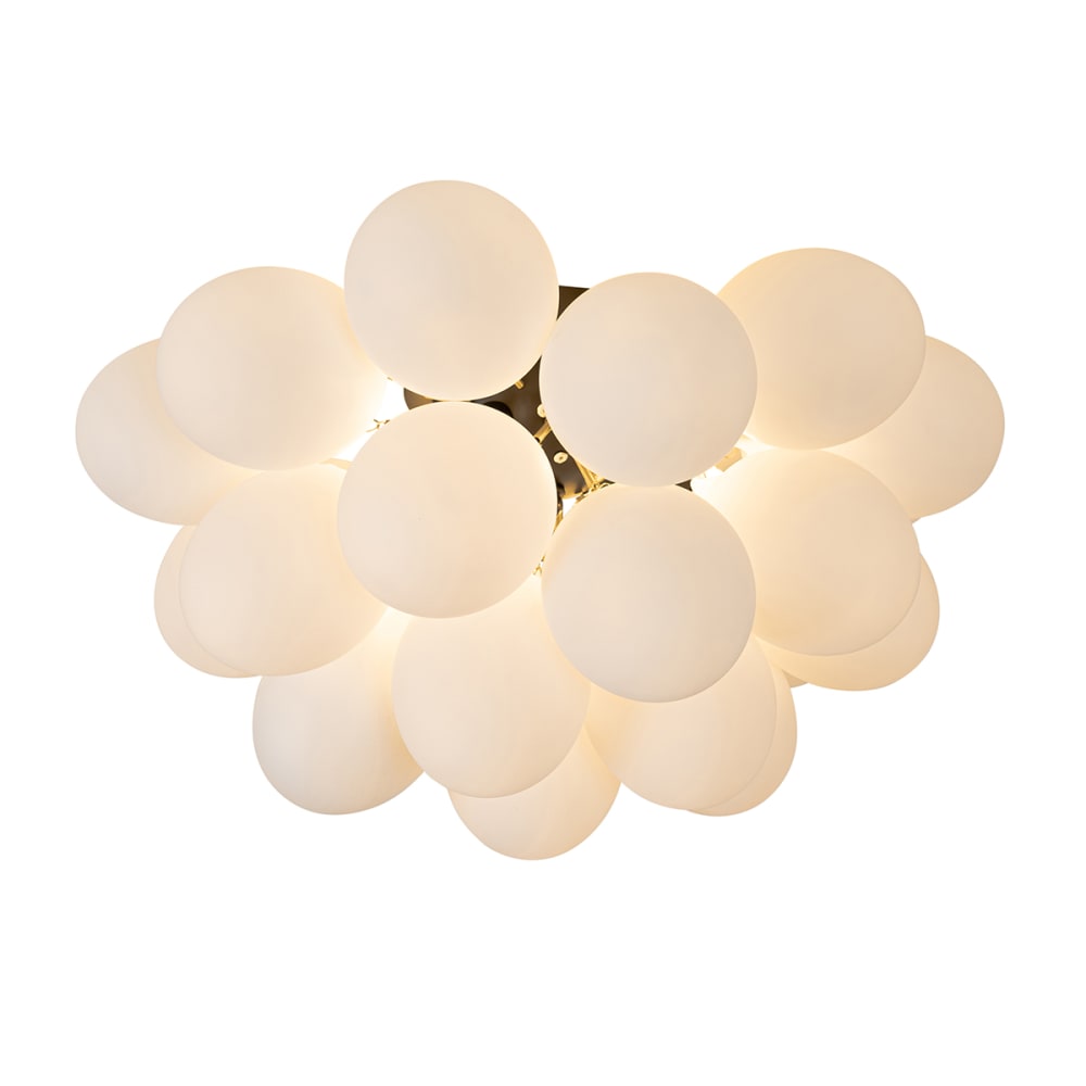 Plafonnier en verre blanc — vue 4