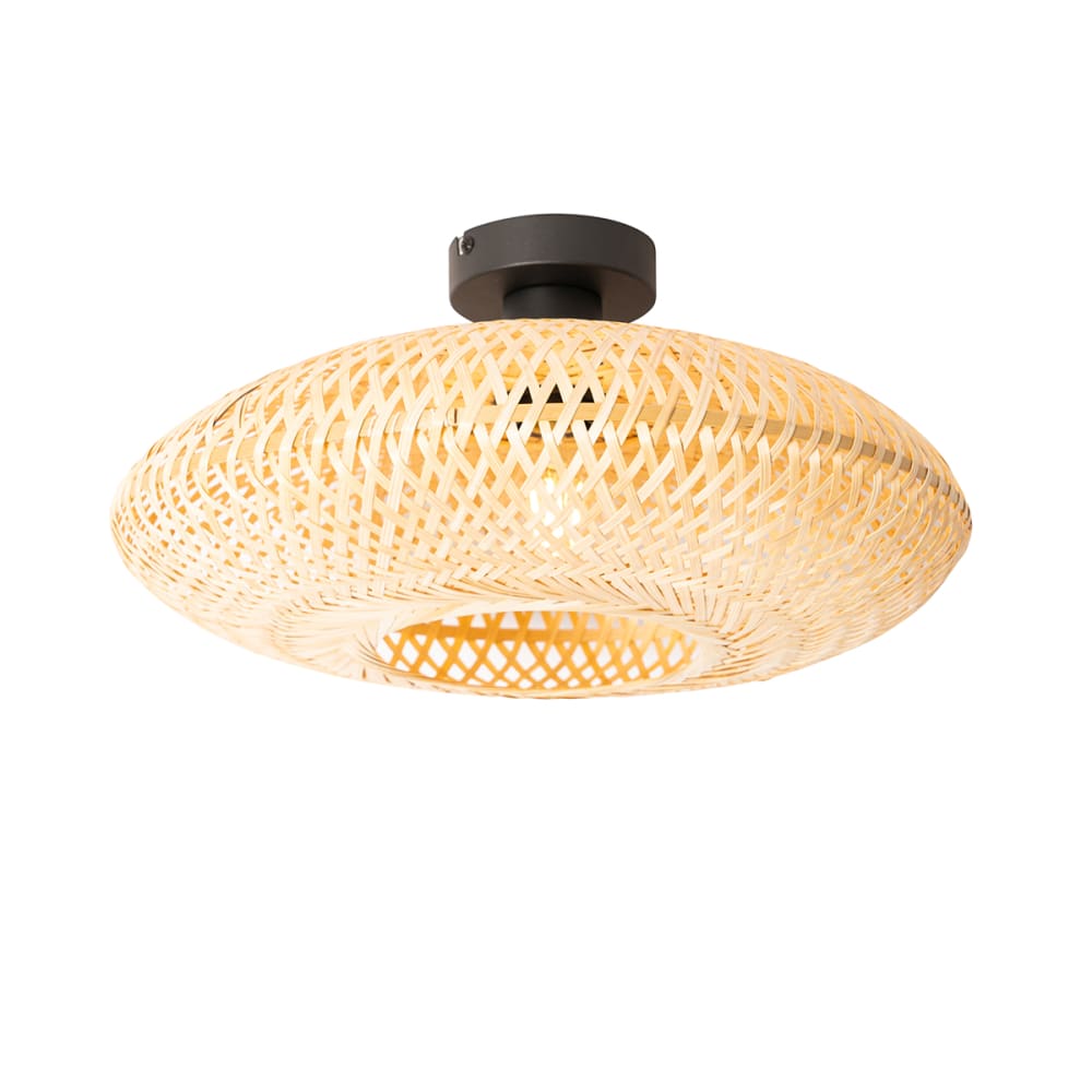 Plafonnier en bamboo naturel