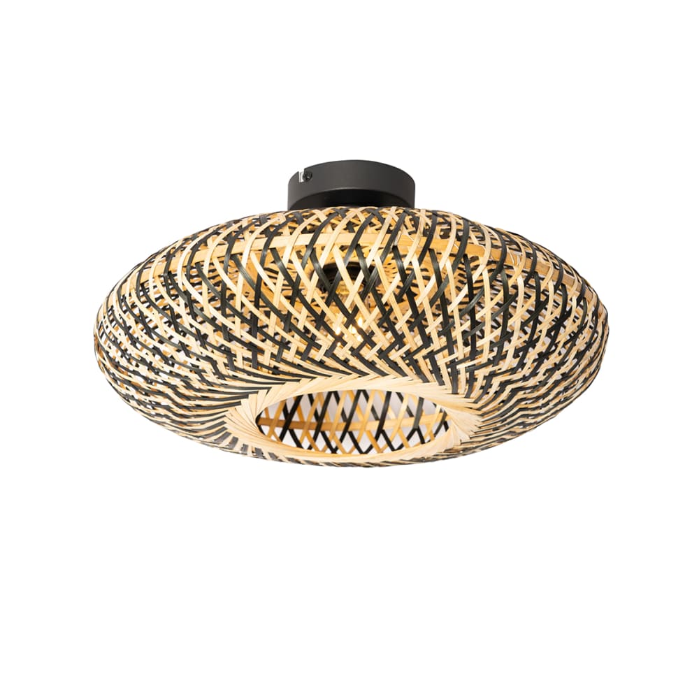 Plafonnier en bamboo noir — vue 3
