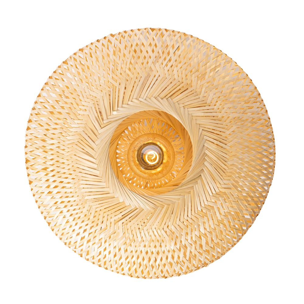 Plafonnier en bamboo naturel — vue 4