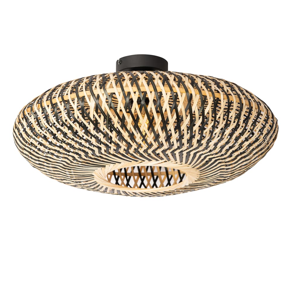 Plafonnier en bamboo noir — vue 3
