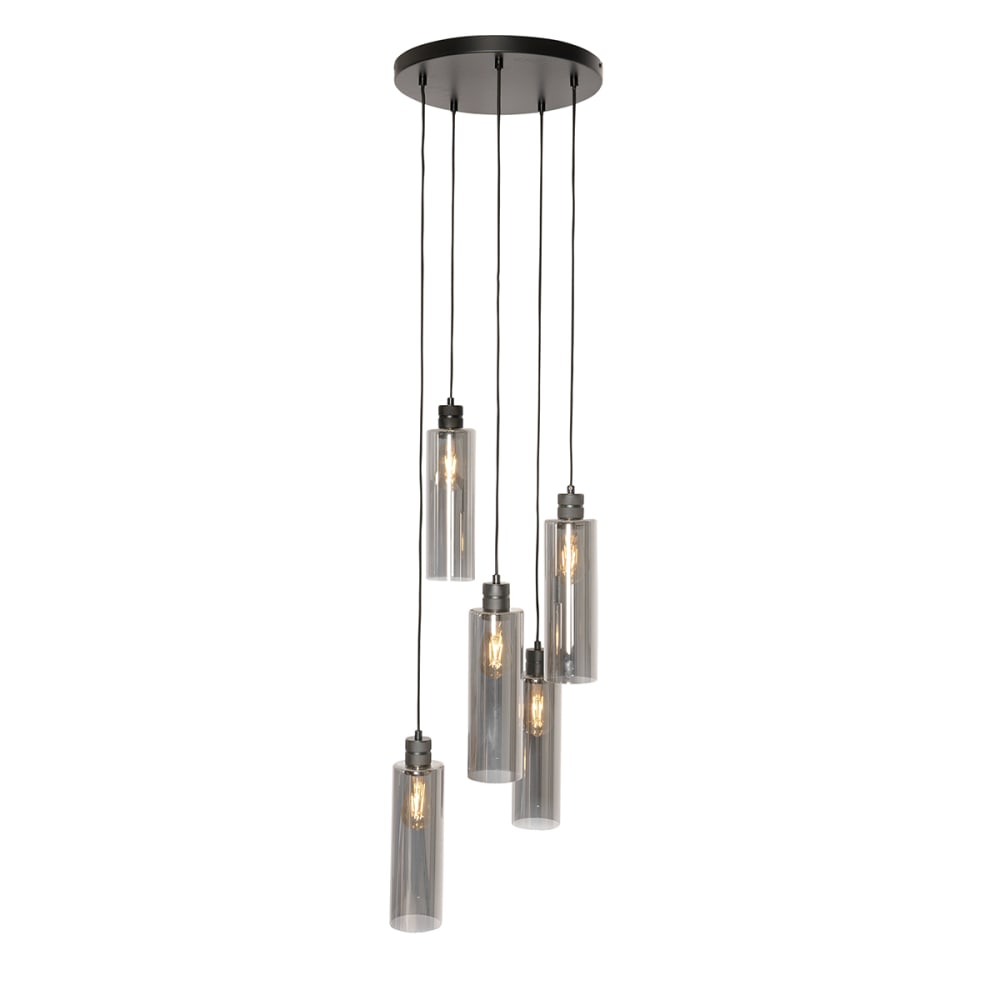 Suspension en verre noir — vue 3