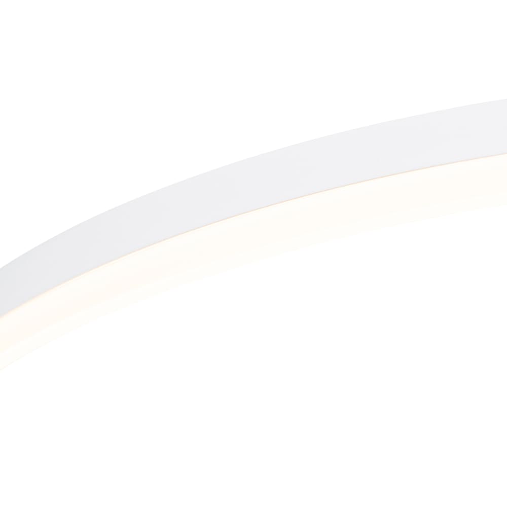 Suspension en aluminium blanc — vue 3