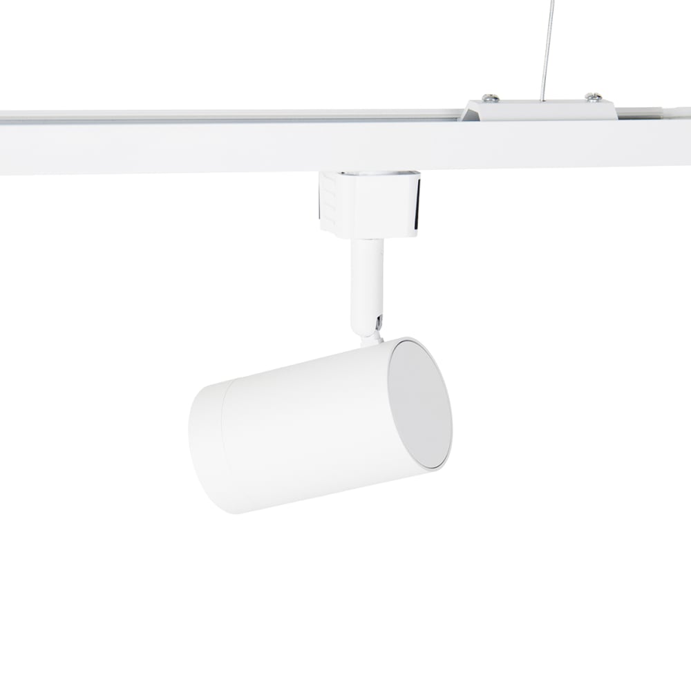 Plafonnier en acier blanc — vue 3