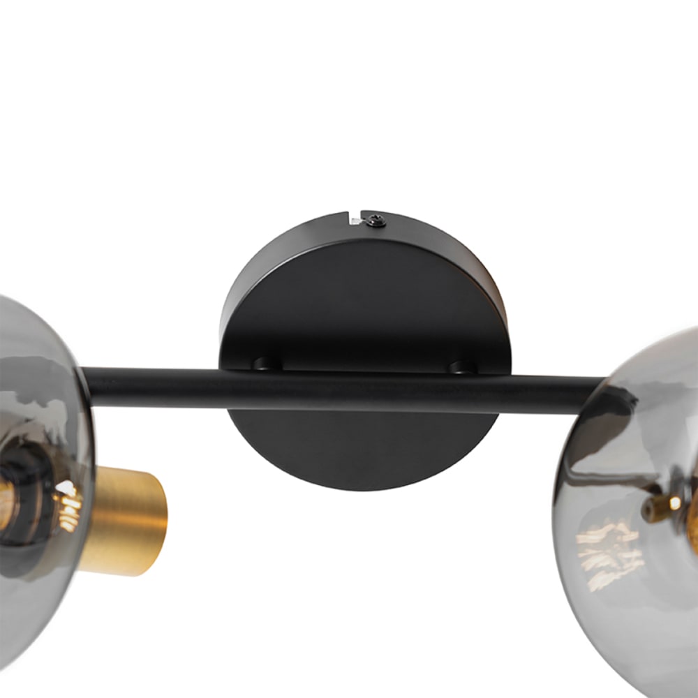Spot plafond en verre gris — vue 3