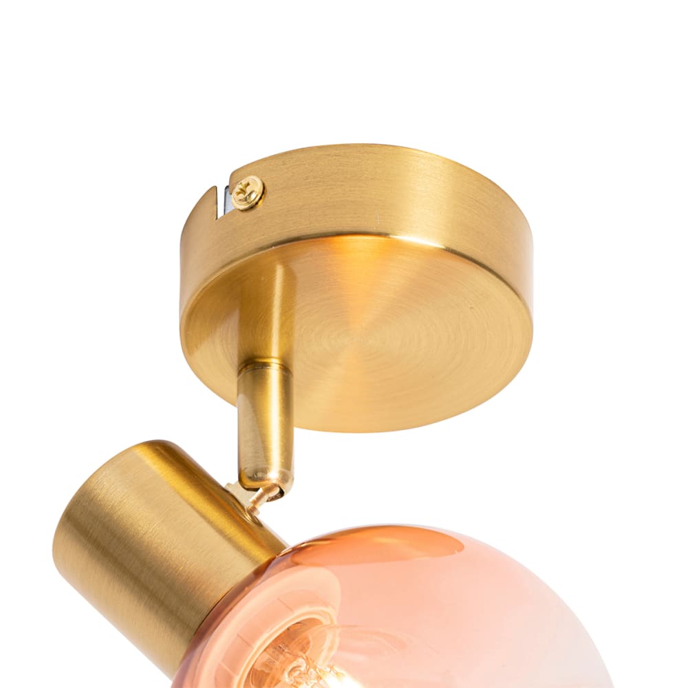 Spot murale en acier rose — vue 4
