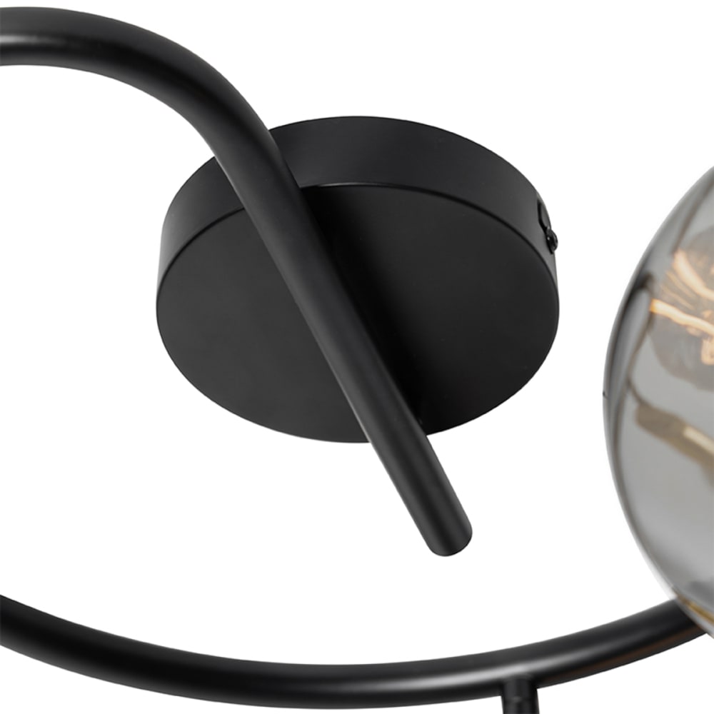 Spot plafond en verre gris — vue 3