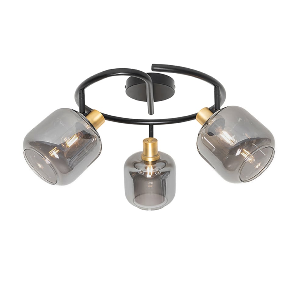 Spot plafond en verre gris — vue 4