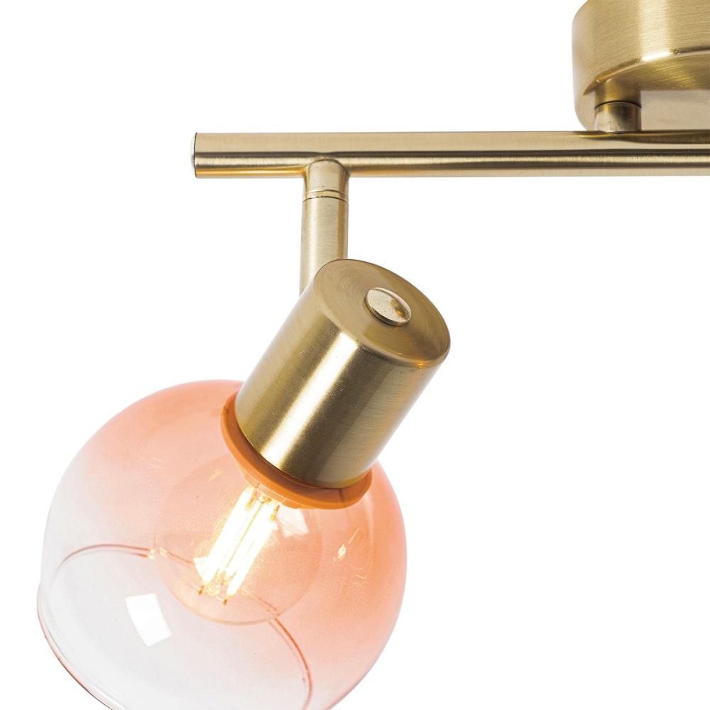 Spot plafond en acier rose — vue 3