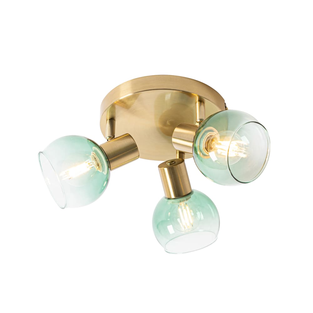 Spot plafond en acier vert — vue 4