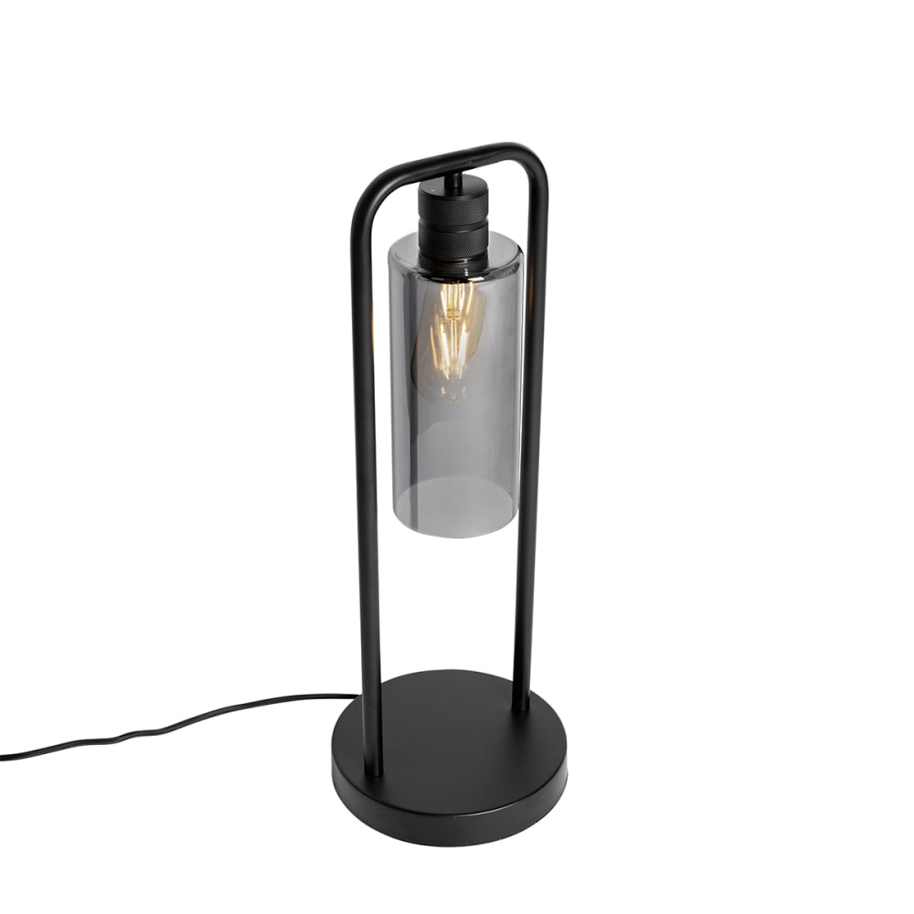 Lampe de table en verre noir — vue 4