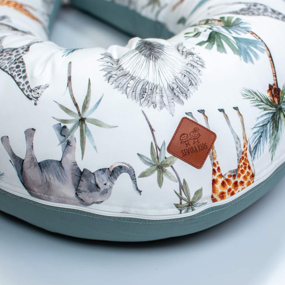 Coussin d'allaitement déhoussable en coton multicolore 120x25 cm - Maisons du Monde