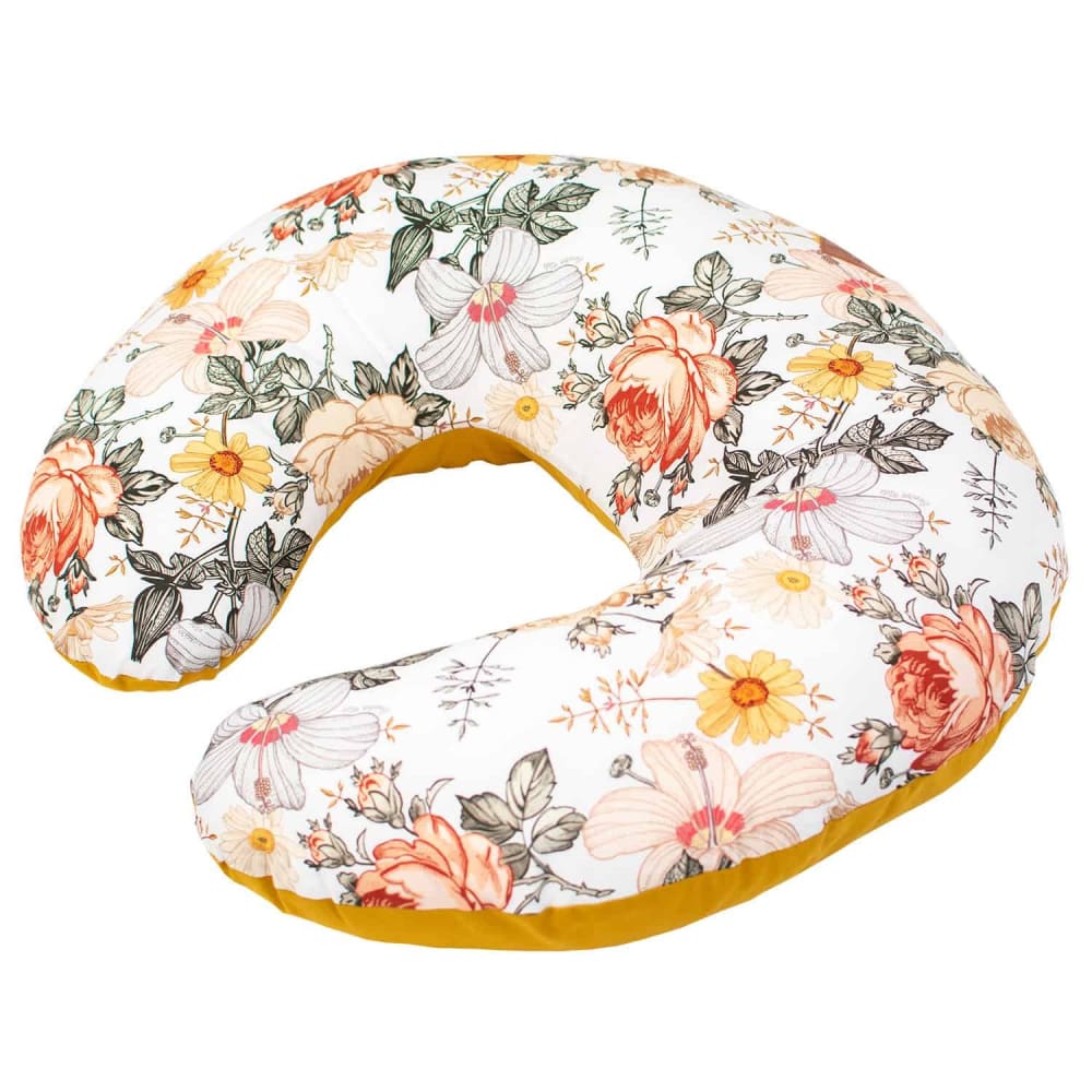 Coussin d'allaitement déhoussable en coton Multicolore 120x25 cm