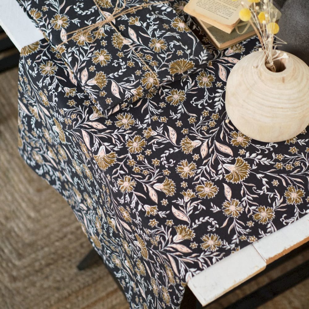 Nappe coton  140x240 cm Gris anthracite