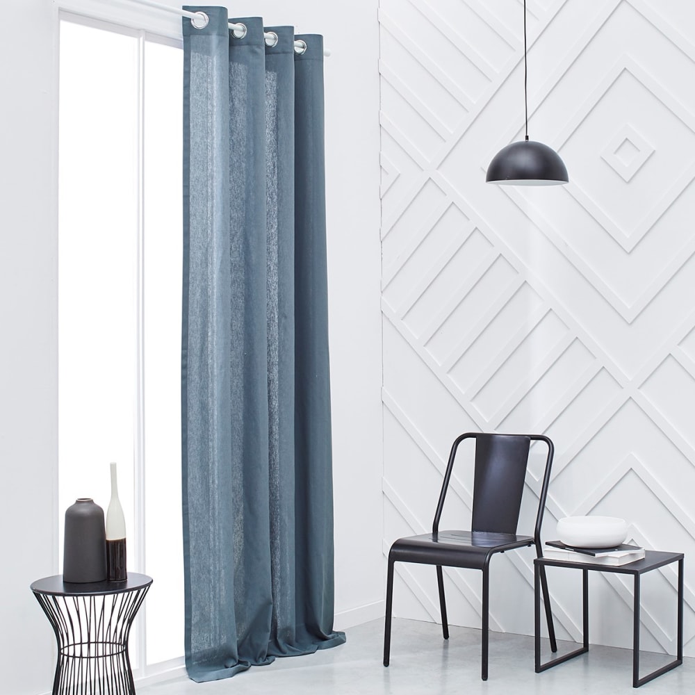 Rideau  140x240 cm Bleu gris