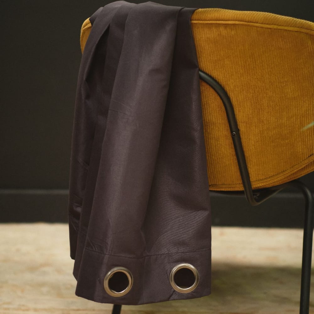 Rideau ultra occultant  140x240 cm Gris anthracite