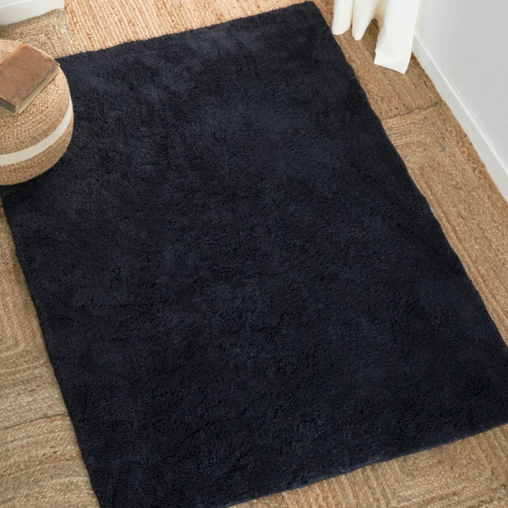 Tapis tufté 120x170 cm gris anthracite