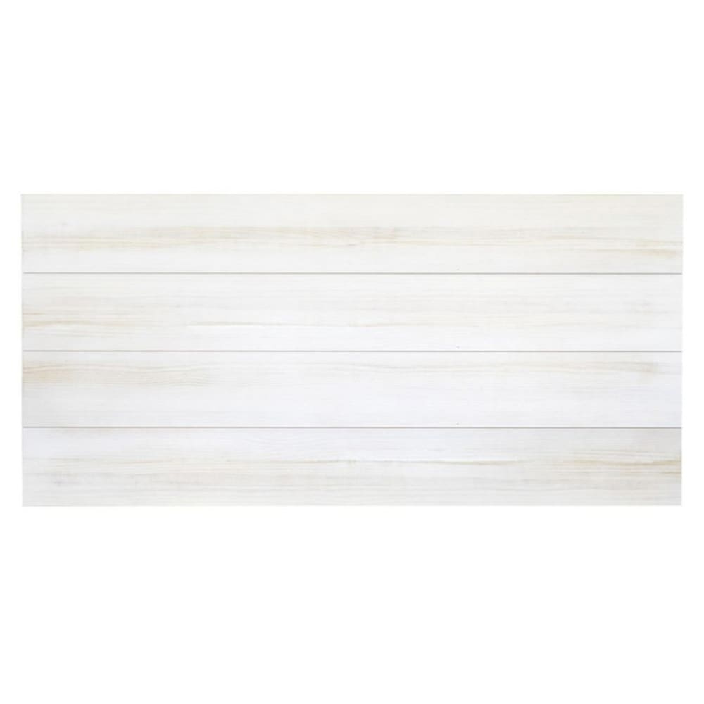 Tête de lit en bois de pin couleur blanche décapé 105x80cm