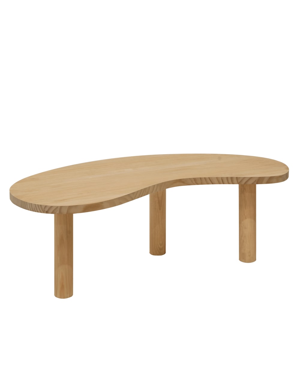 Table basse en bois marron 118,5x40cm