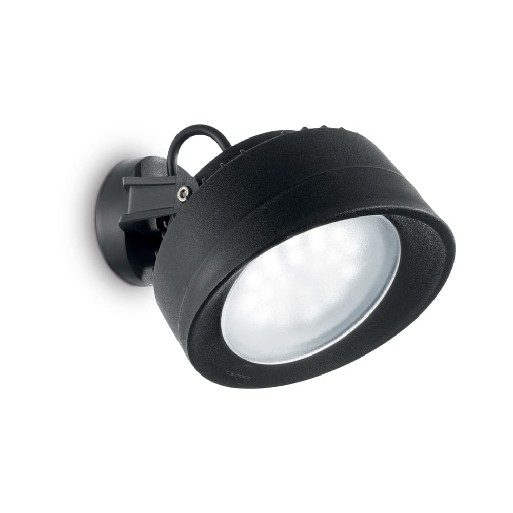 lampara de pared negra l 150 x h 120 x p 165 mm