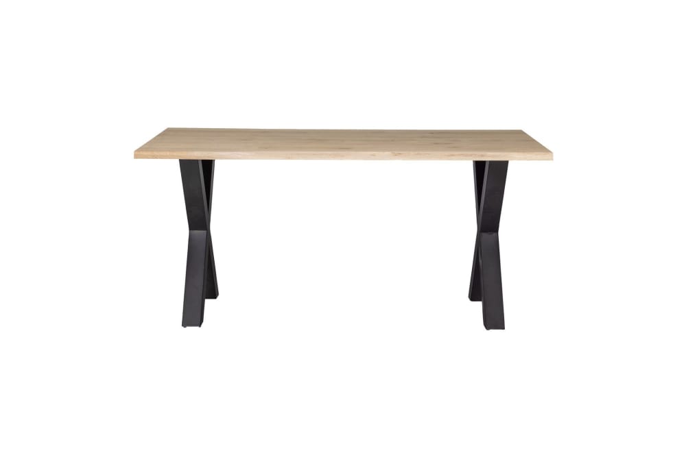 Tisch aus massiver Eiche 180x90, beige - Maisons Du Monde