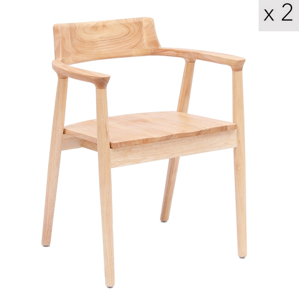 Lot 2 chaises salle - scandinaves