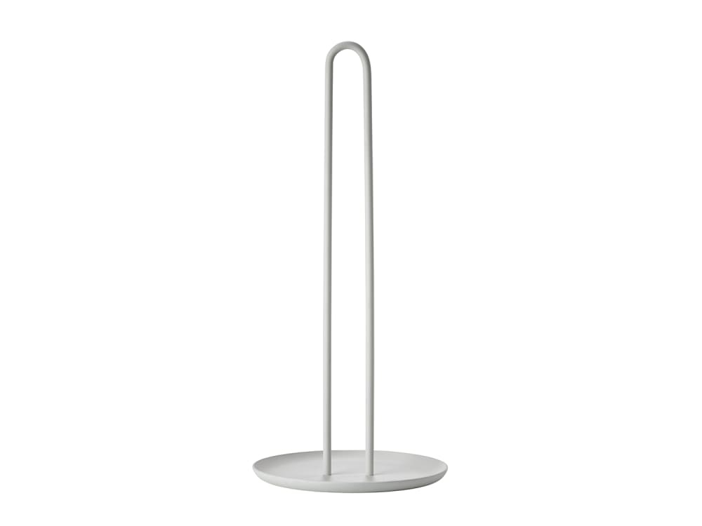Porte-rouleau en acier laqué gris chaud Porte-rouleau en acier laqué gris chaud